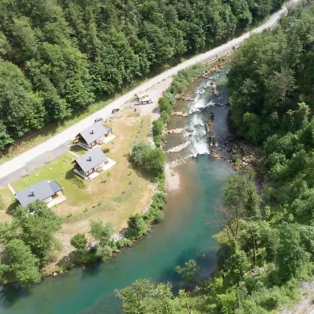 Riverside Stari Malni Kolpa Alpesi faház *